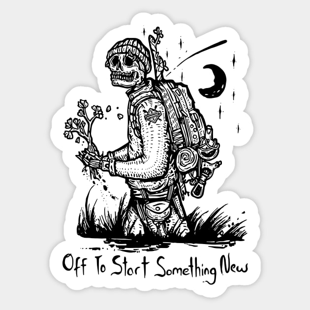 Off to Start Something New Sticker by neomlei